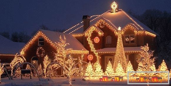 10 ideas para decorar el porche para Navidad