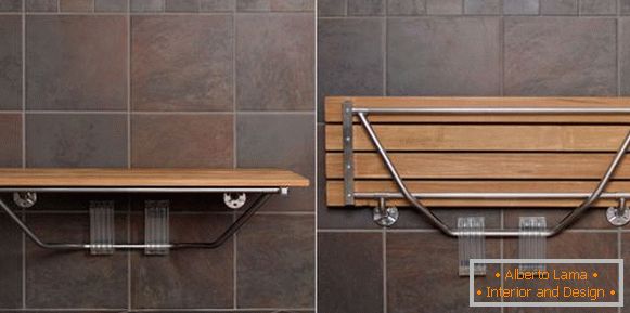 Banco plegable para baño