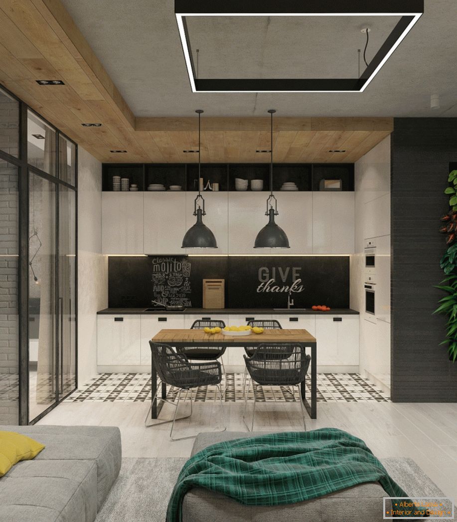 Diseño de interiores estilo loft