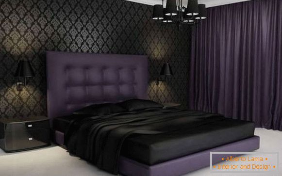 Diseño de dormitorio de lujo en estilo clásico