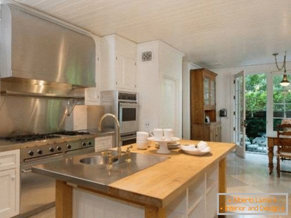 Diseño de cocina en la casa de Jennifer Lawrence