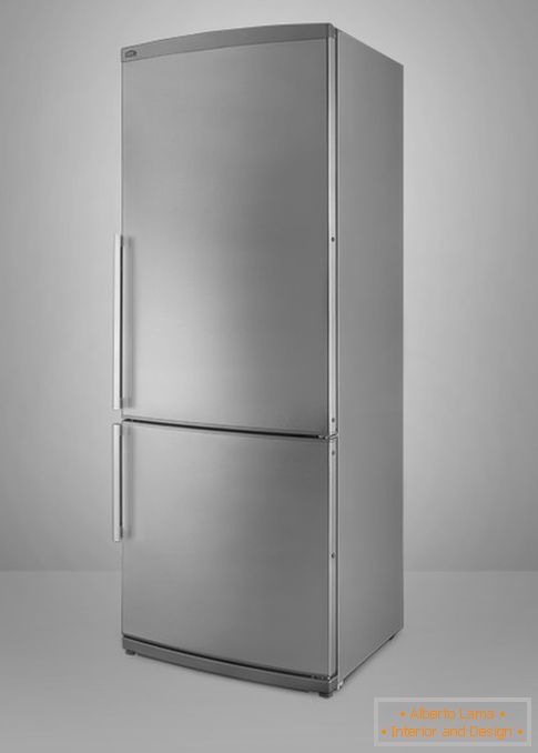 Elegante refrigerador de dos compartimentos