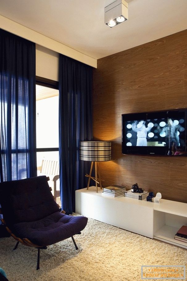 Diseño de interiores de apartamento en Sao Paulo
