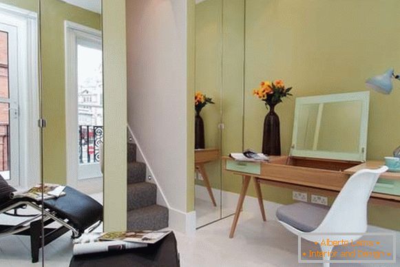 Diseño interior de un pequeño apartamento en Londres