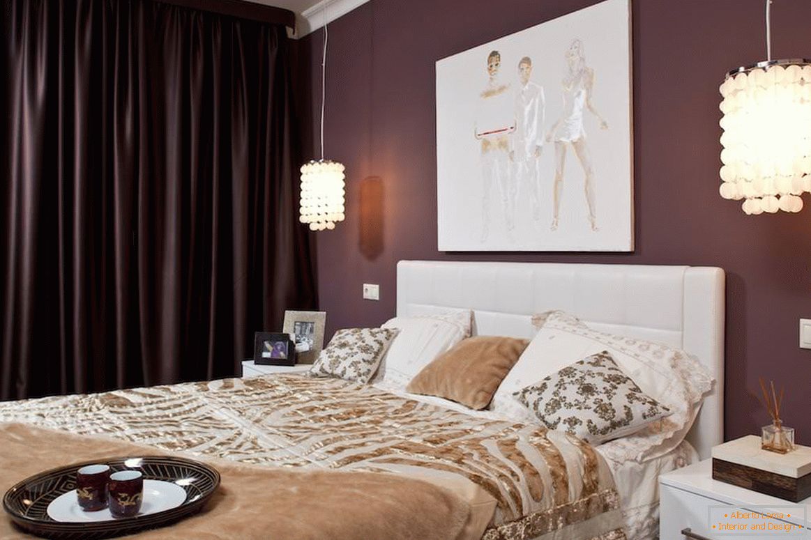 Dormitorio elegante apartamento en Moscú