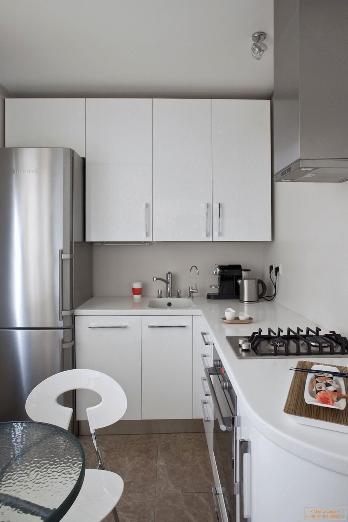 Apartamento con estilo de cocina en Moscú