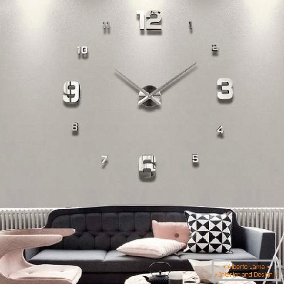 reloj de pared original para la sala de estar, foto 16