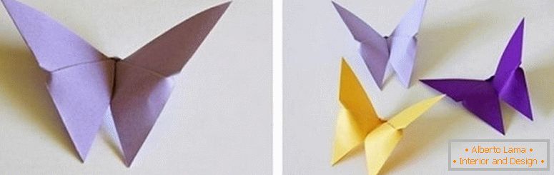 Mariposas de origami