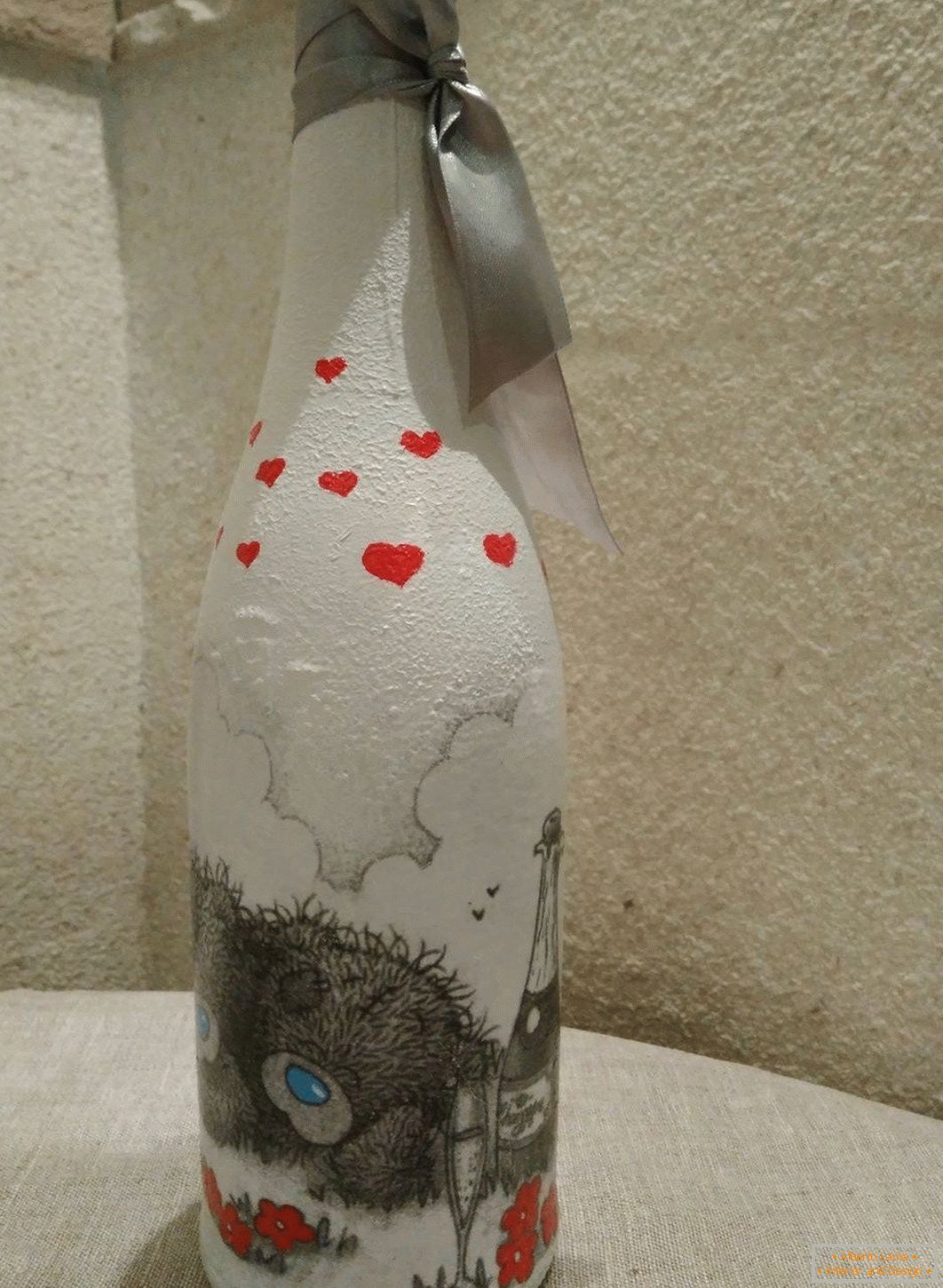 Dibujando en la botella