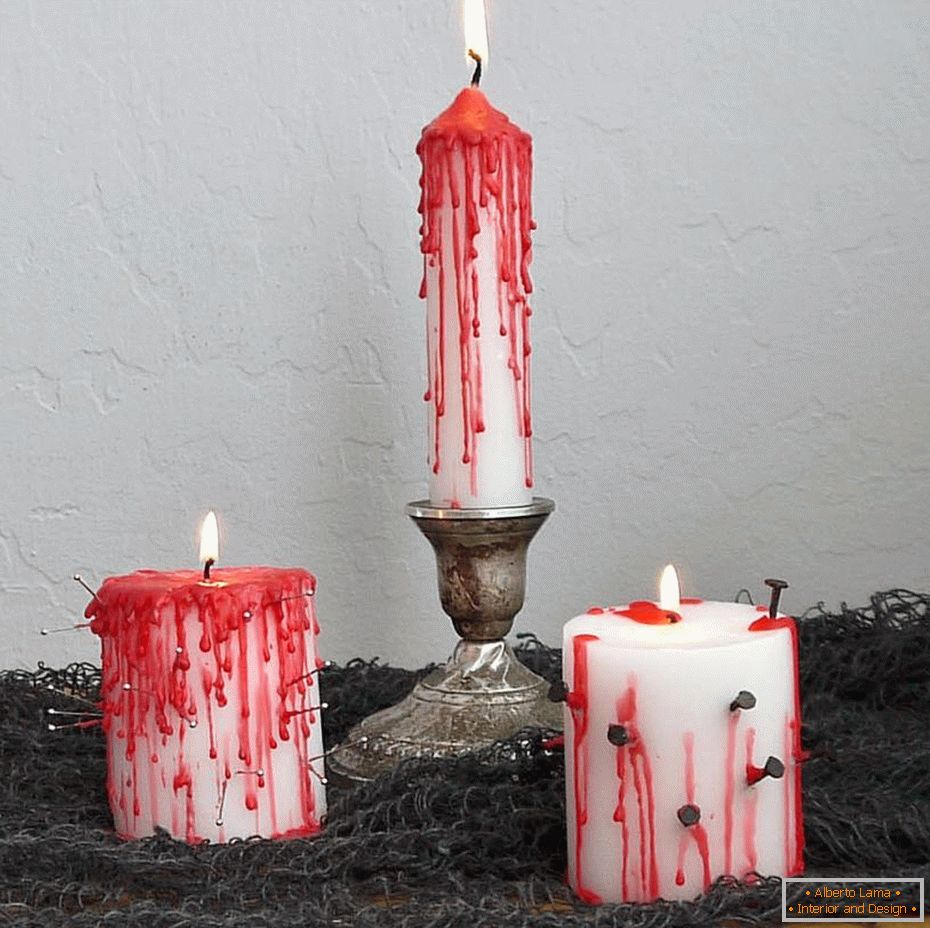 Decoración para velas на Хэллоуин