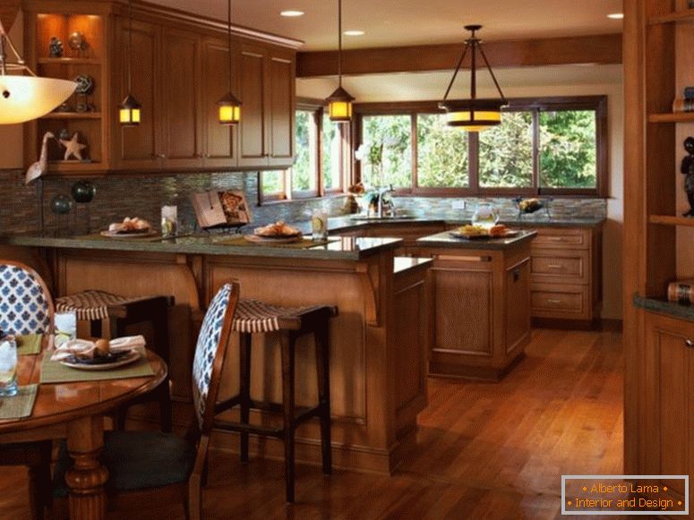 hermosa-cocina-abierta-comedor-espacio-artesano-estilo-interiores-diseño-888x592