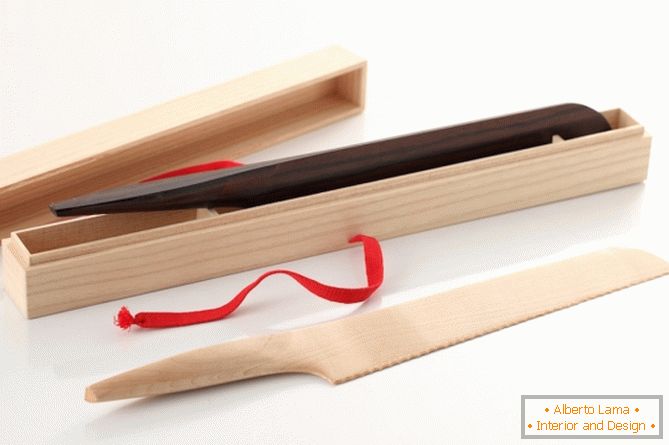 Cuchillos de madera Fusion del estudio de diseño PONTI