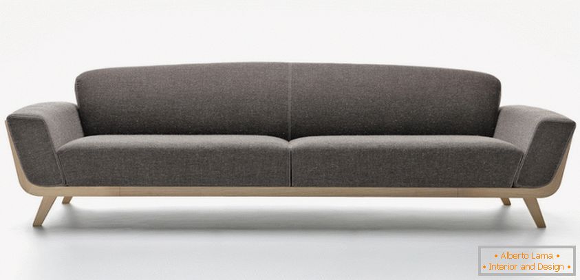 Diseño de un sofá en la sala de estar