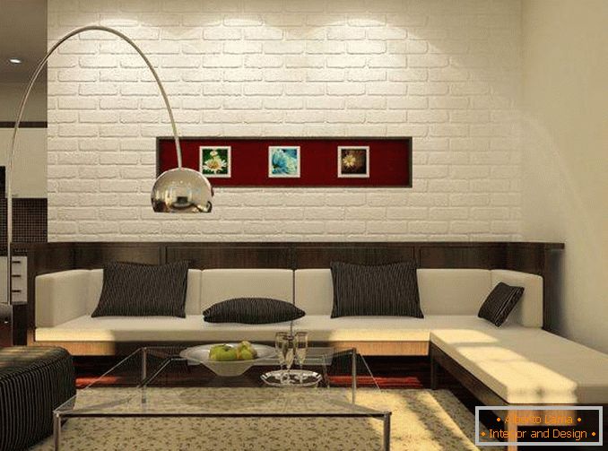 Diseño de interiores de un apartamento de una habitación en Khrushchevka en el estilo del minimalismo