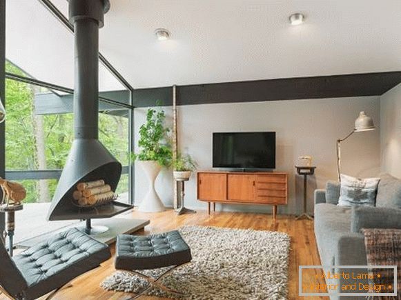 Diseño de una casa privada 2016 - foto interior de una sala de estar