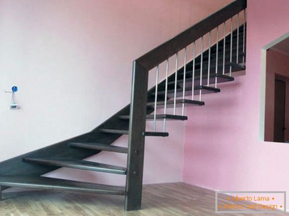 Diseño de una escalera en una casa privada, foto 7