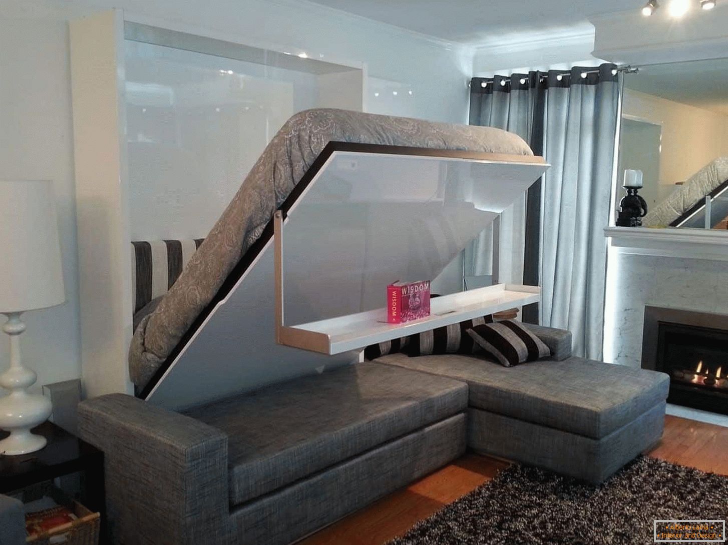 Sofá cama, transformador cómodo para una sala de estar y dormitorio combinados