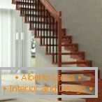 Diseño de escalera clásica