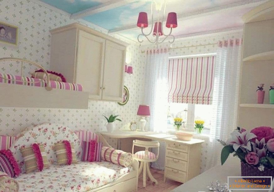 Acogedora habitación infantil para niñas
