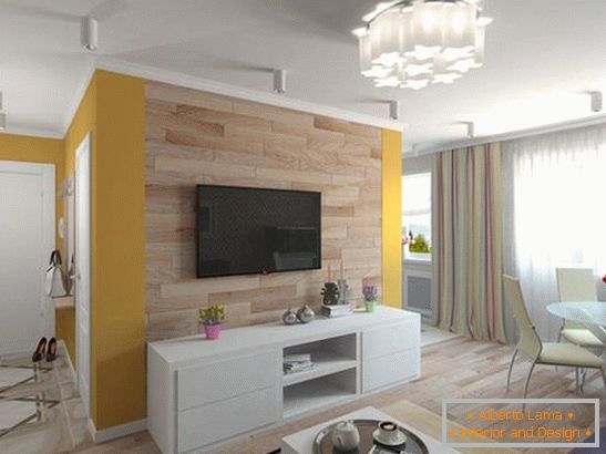 diseño de interiores de un apartamento de dos habitaciones, foto 2