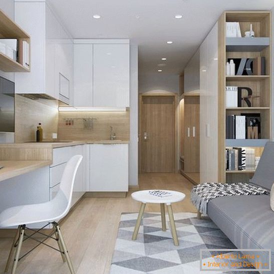 diseño de interiores de un apartamento de dos habitaciones, foto 4