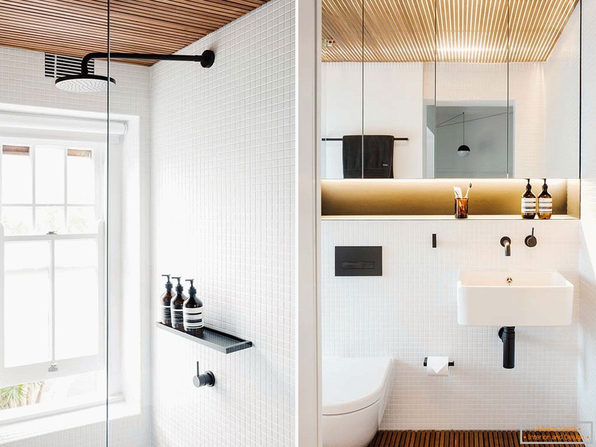 Diseño interior de un pequeño apartamento en Sydney - ванная