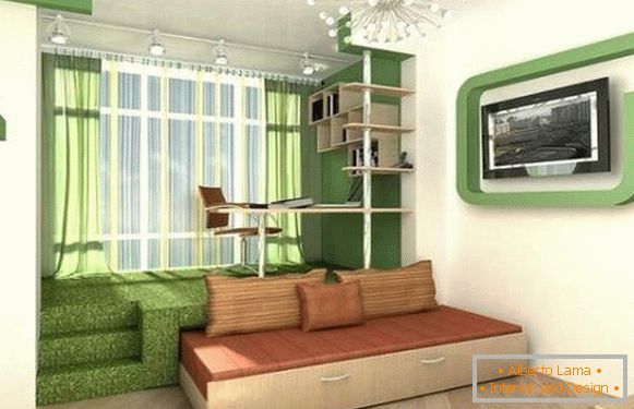 diseño de un apartamento pequeño de una habitación, foto 16