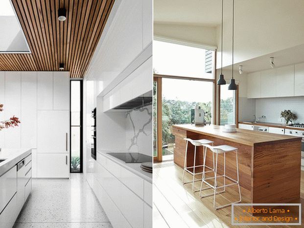 interiores de cocinas en un estilo moderno photo