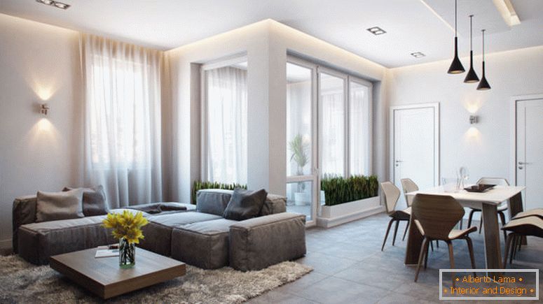 moderno-interior-diseño-salas de estar