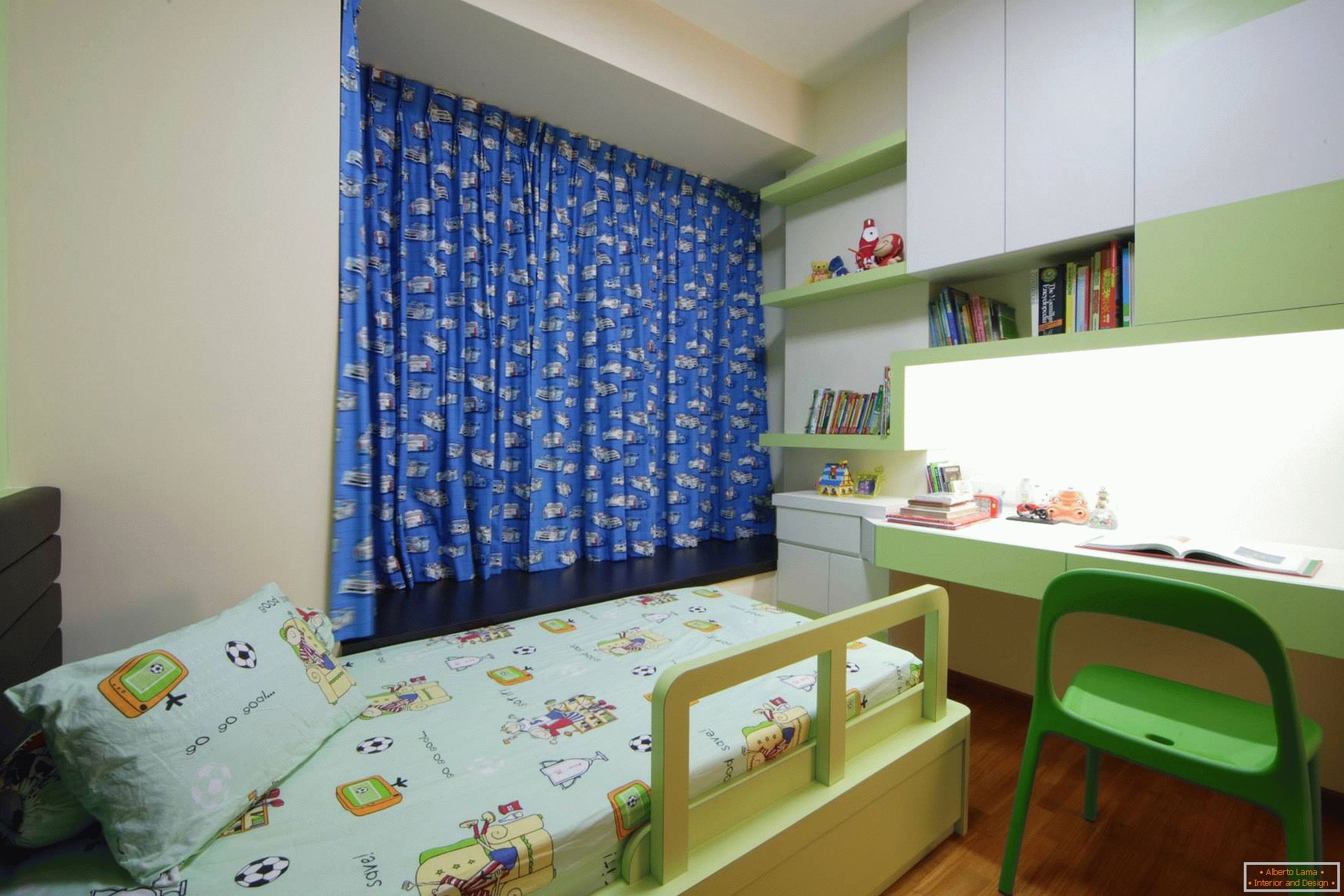 Diseño de la habitación de los niños pequeños