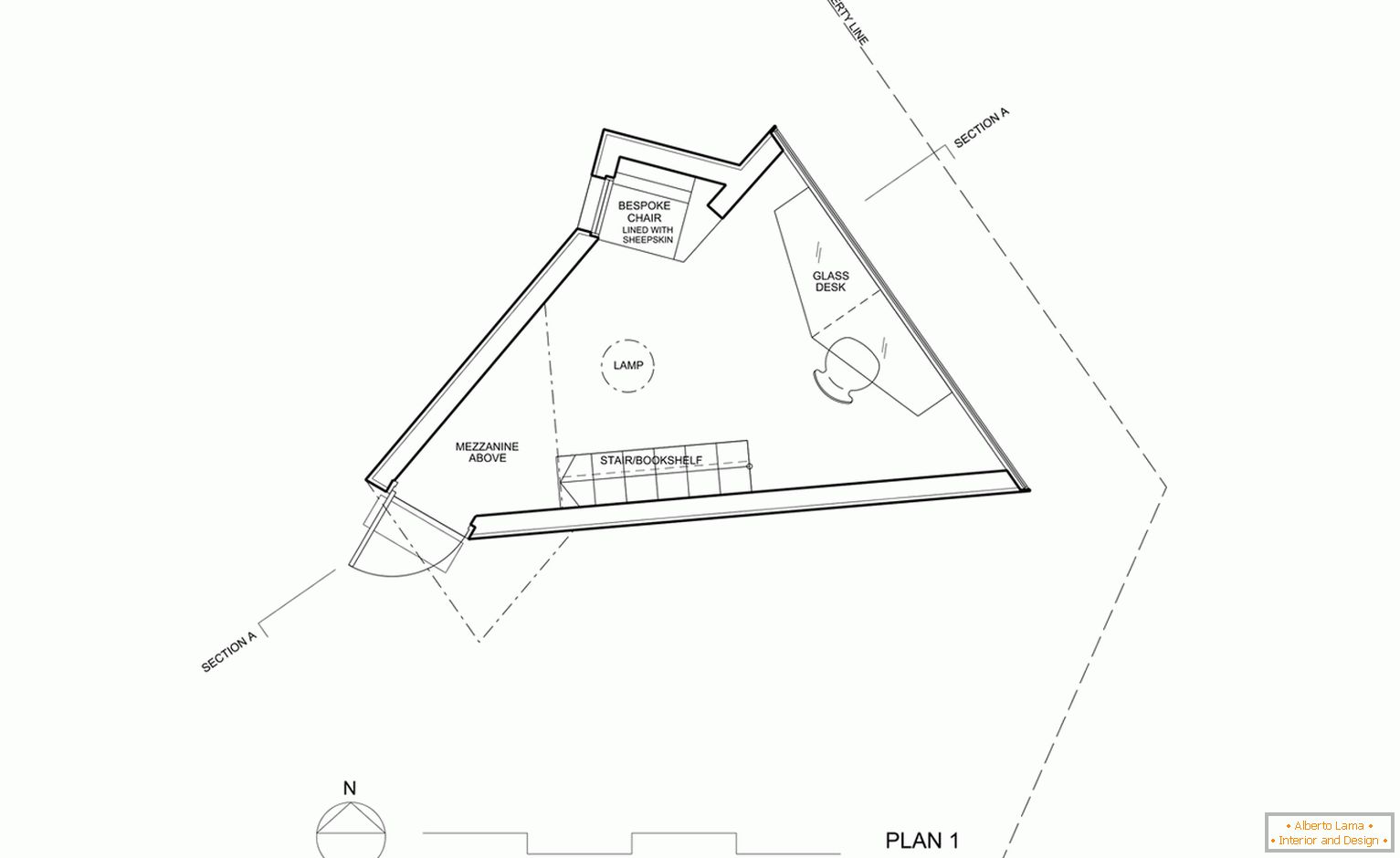 El diseño de una pequeña cabaña