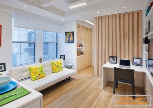 Hermoso diseño de un apartamento de una habitación de 40 metros cuadrados photo