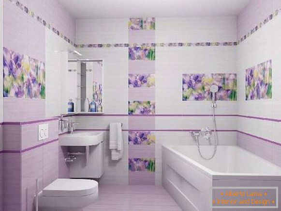 Diseño de azulejos en el baño, foto 8