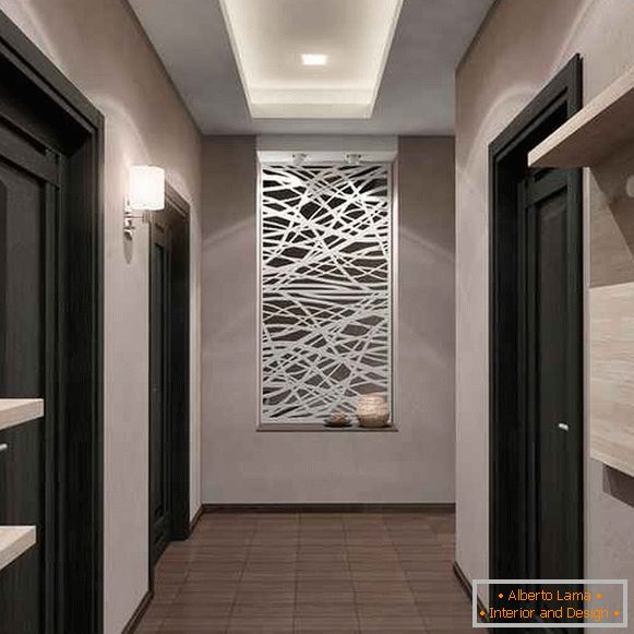Foto de pasillo de diseño de interiores en la casa privada, foto 57