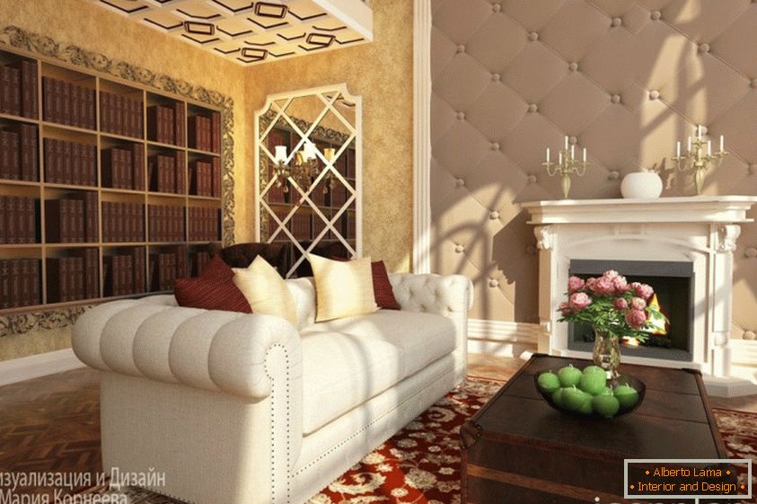 Diseño del diseño de la sala de estar от компании igenplan.ru