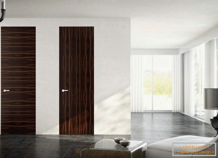 La puerta escondida es la idea perfecta para un diseño de habitación exclusivo.