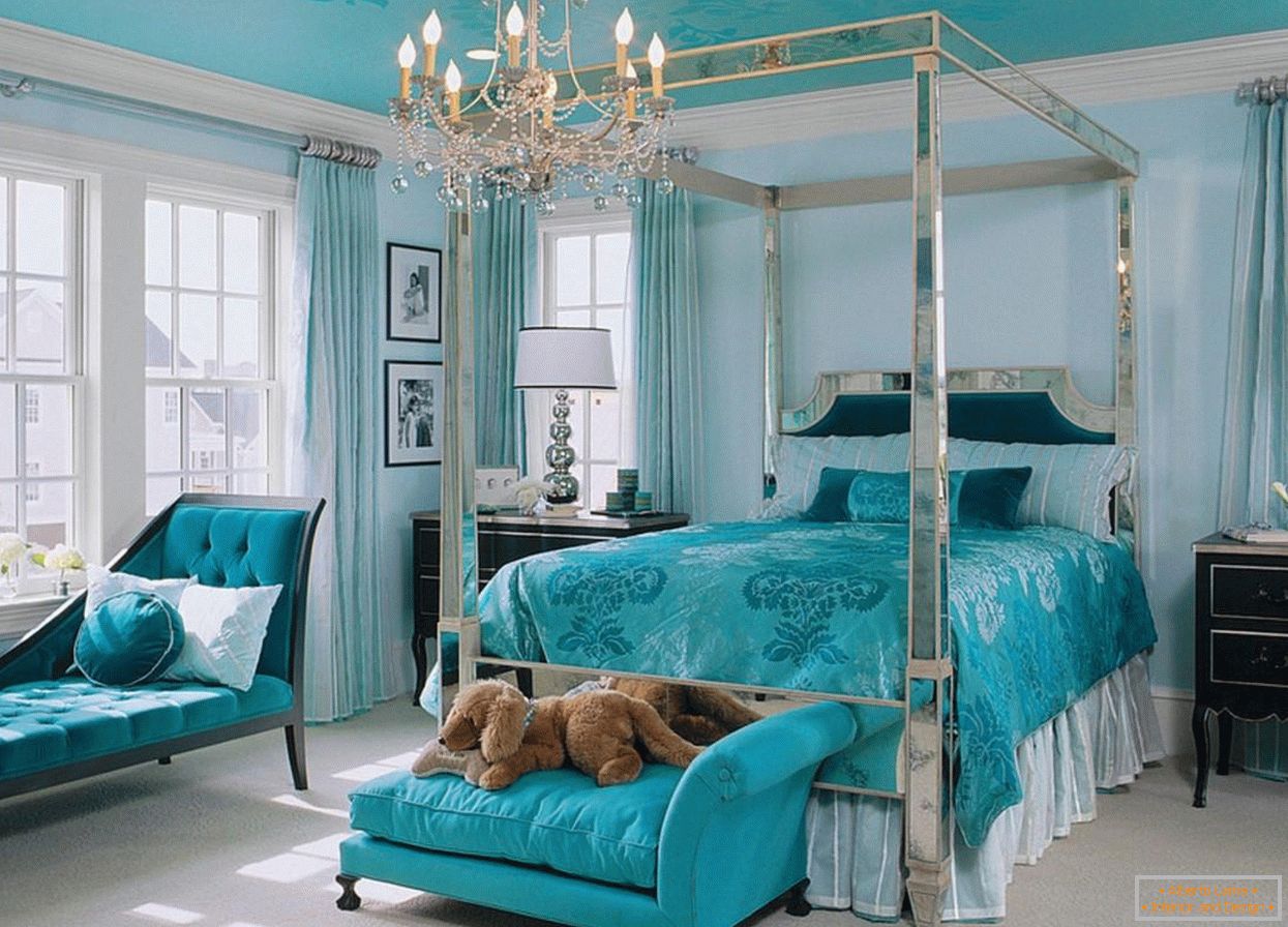 Diseño de dormitorio de lujo
