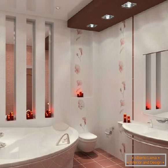 diseño de baños, combinado con una foto de aseo, foto 1