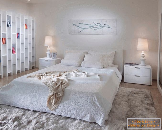 Dormitorio en color blanco