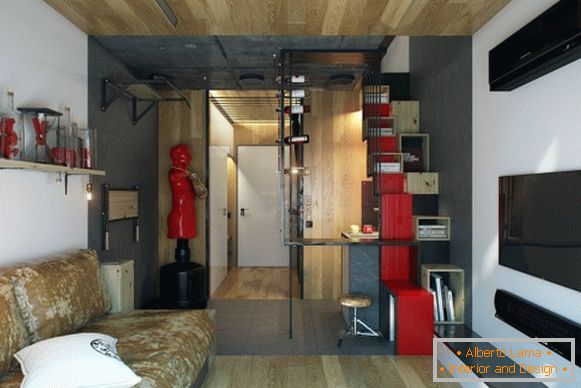 Habitación elegante con diseño de fotografía de 18 metros cuadrados M
