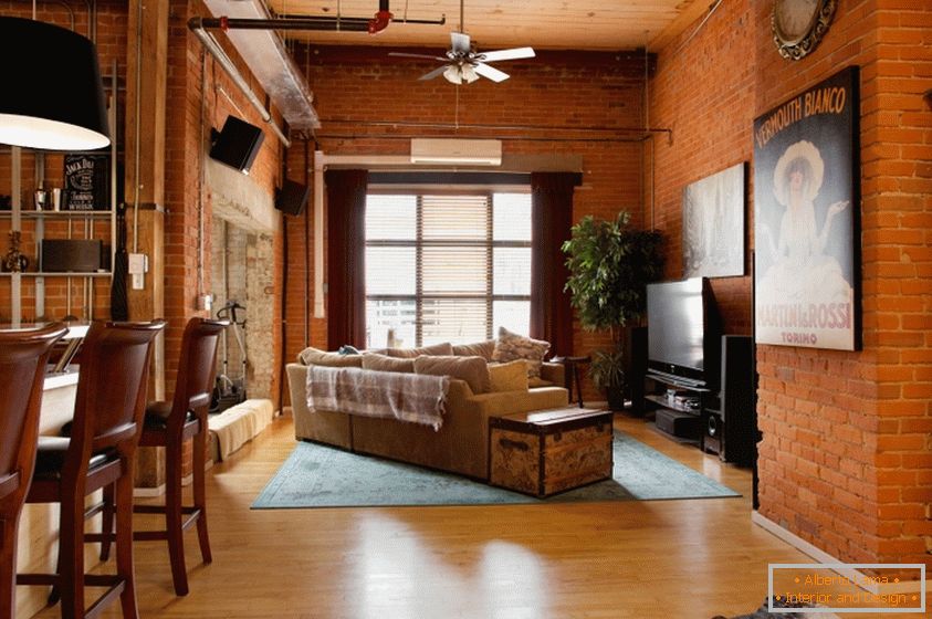 Decorar una sala de estar para un estilo loft