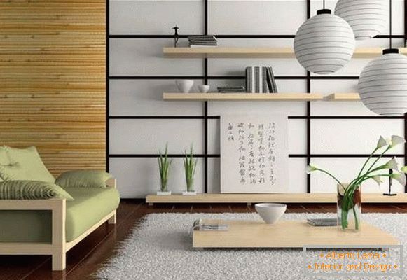 Decoración en el estilo del minimalismo chino