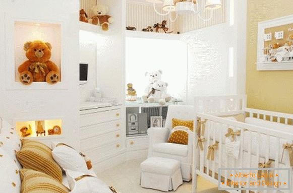 Interior de la habitación de un niño recién nacido, foto 45