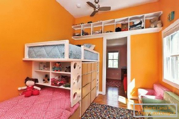 interiores de habitaciones para niños para dos personas de diferentes sexos, foto 28
