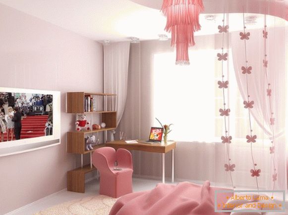 dormitorio interior para chica adolescente photo