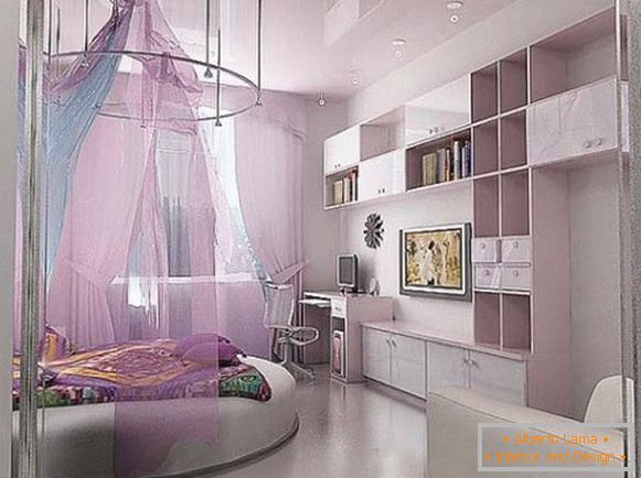 diseño interior de dormitorio pequeño