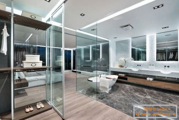 Apartamento en estilo de alta tecnología - baño photo