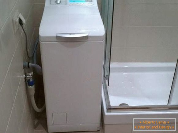 baño con diseño de foto de lavadora, foto 31