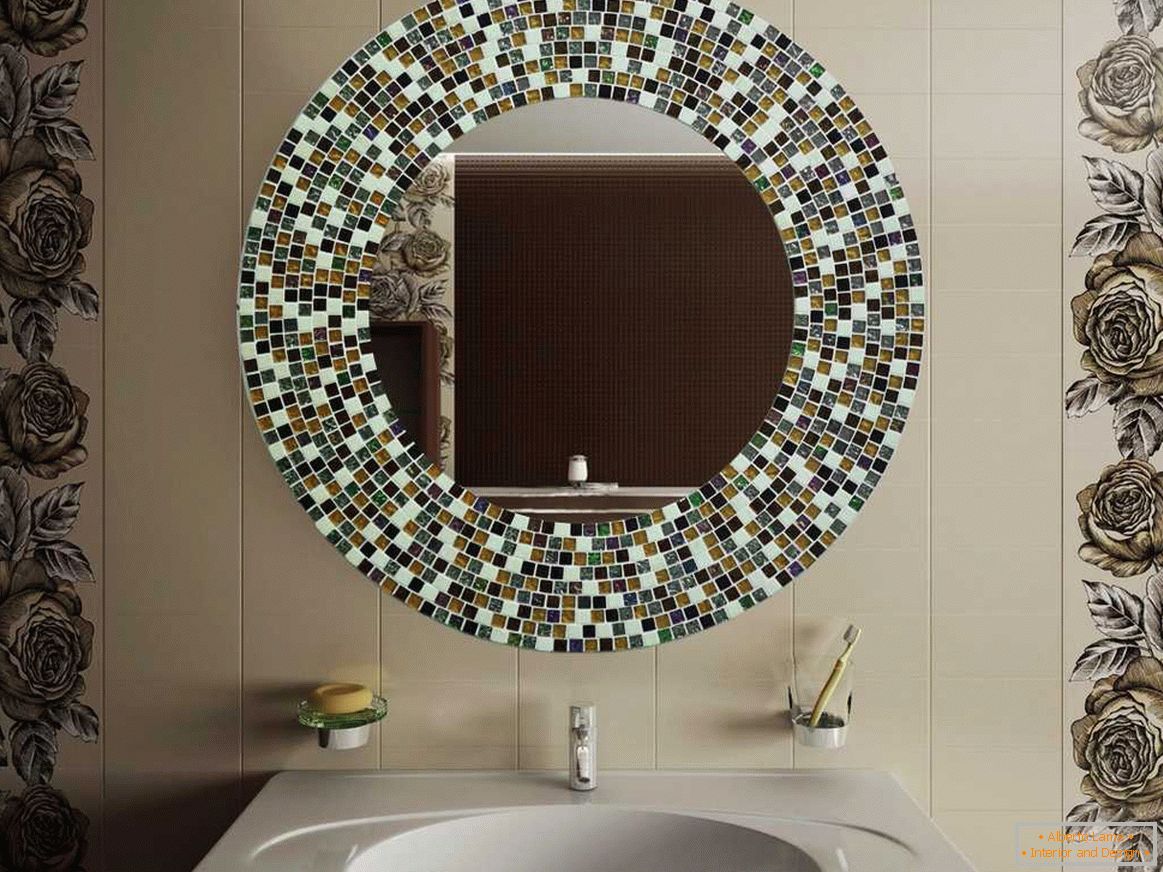 Decoración de un espejo в интерьере в стиле модерн