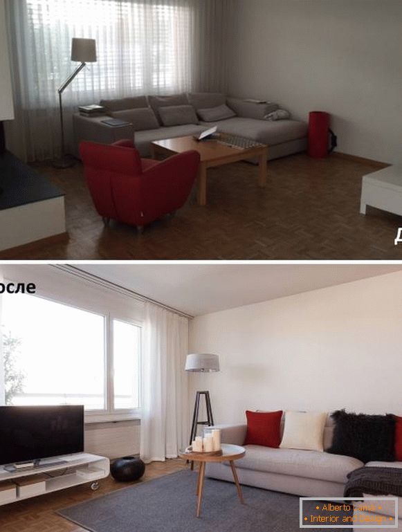 Cómo arreglar los muebles en el pasillo - fotos antes y después